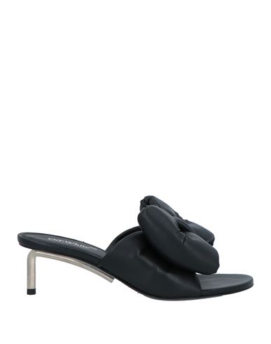 Shop Off-white Woman Sandals Black Size 8 Leather