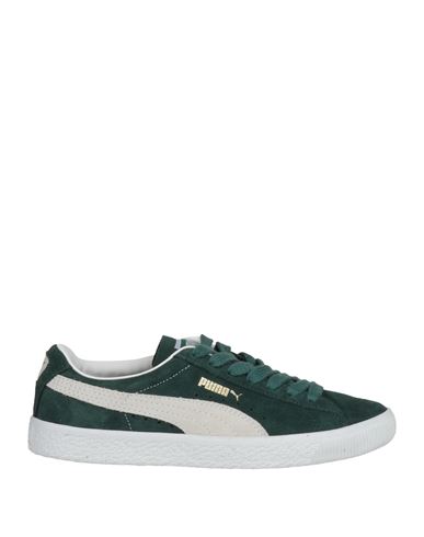 Puma Woman Sneakers Deep Jade Size 6.5 Leather In Green
