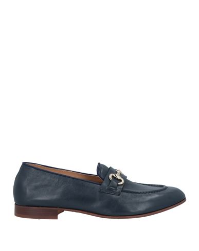 Shop Sachet Woman Loafers Navy Blue Size 6 Leather