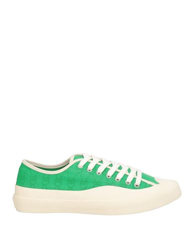 Pinko Woman Sneakers Green Size 5 Textile Fibers In Green