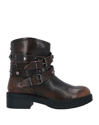 Shop Cult Woman Ankle Boots Dark Brown Size 8 Leather