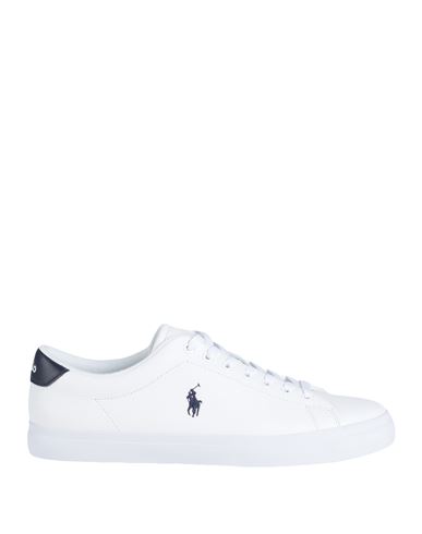 Polo Ralph Lauren Man Sneakers White Size 13 Leather