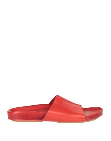 Moma Woman Sandals Red Size 11 Leather