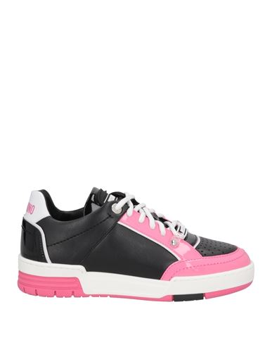 Moschino Woman Sneakers Pink Size 10 Leather