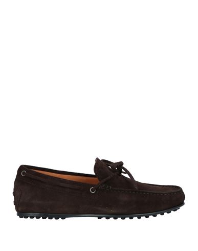 Tod's Suede Loafers In Brown