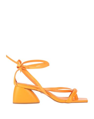 Carrano Woman Thong Sandal Orange Size 7 Leather
