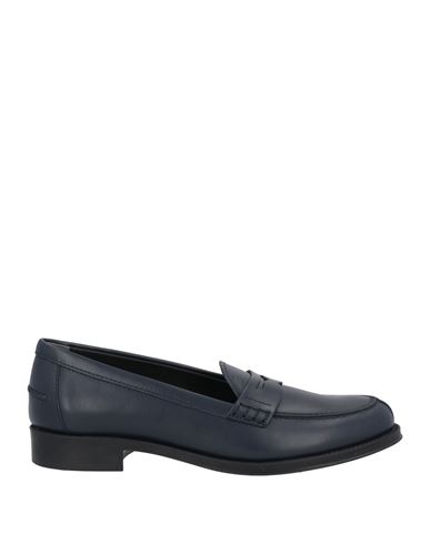 Tod's Woman Loafers Midnight Blue Size 6.5 Leather