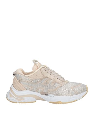 Ash Woman Sneakers Beige Size 9 Textile Fibers In Beige