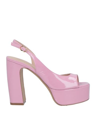 Roberto Festa Woman Sandals Light Pink Size 9.5 Leather