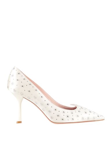 Roger Vivier Woman Pumps Ivory Size 6 Textile Fibers In White