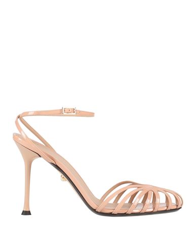 Alevì Milano Aleví Milano Woman Sandals Blush Size 10 Leather In Pink