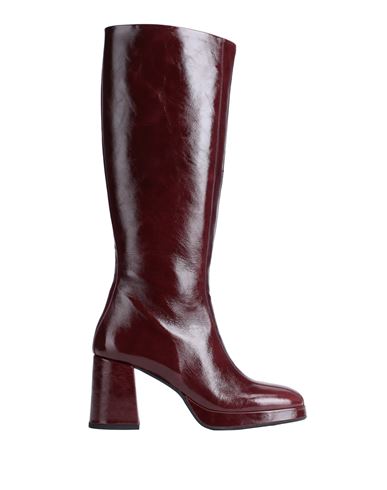 Bruno Premi Woman Boot Burgundy Size 11 Bovine Leather In Red