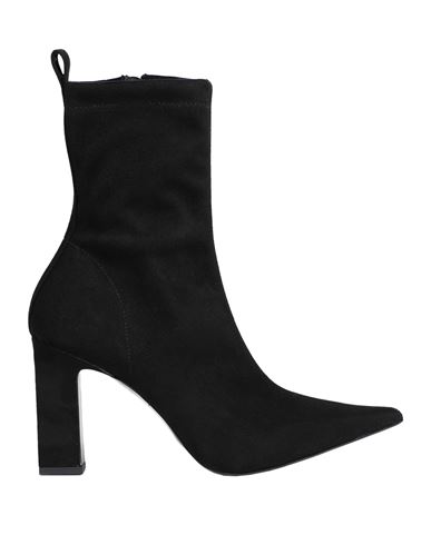 Bruno Premi Woman Ankle Boots Black Size 11 Textile Fibers