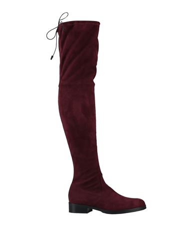 Victoria Wood Woman Boot Deep Purple Size 7 Textile Fibers
