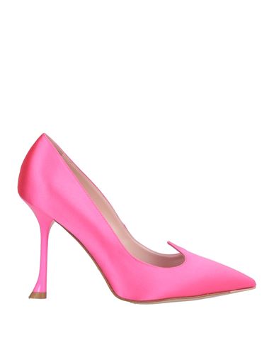 Roger Vivier Woman Pumps Fuchsia Size 8 Textile Fibers In Pink