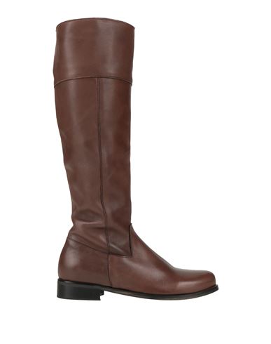 Studio 76 Woman Boot Cocoa Size 11 Leather In Brown