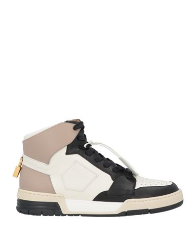 Buscemi Man Sneakers White Size 12 Leather