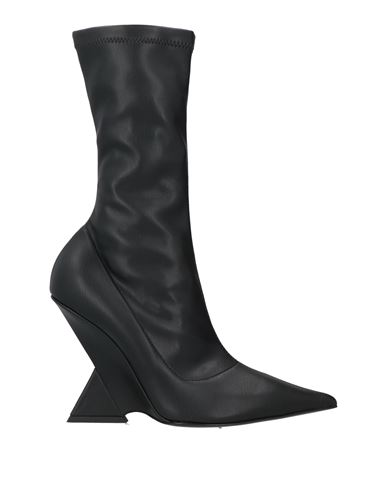 Shop Attico The  Woman Ankle Boots Black Size 8 Textile Fibers