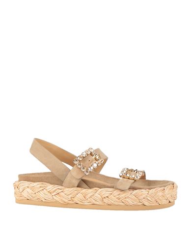 Espadrillas Mujer Beige 38 Mujer