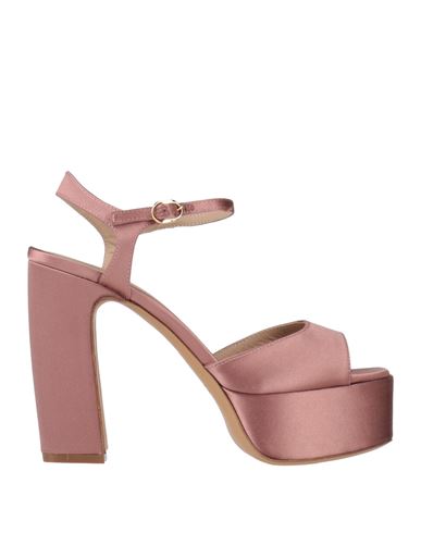 Roberto Festa Woman Sandals Pastel Pink Size 9.5 Textile Fibers