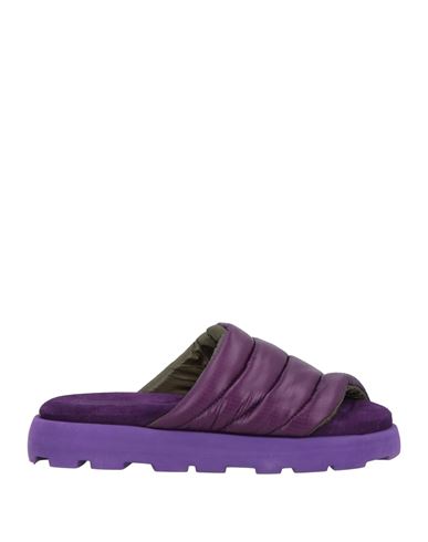 Piumestudio Woman Sandals Purple Size 8 Textile Fibers In Purple