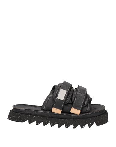 Suicoke Marsèll X  Woman Sandals Black Size 8 Leather In Black