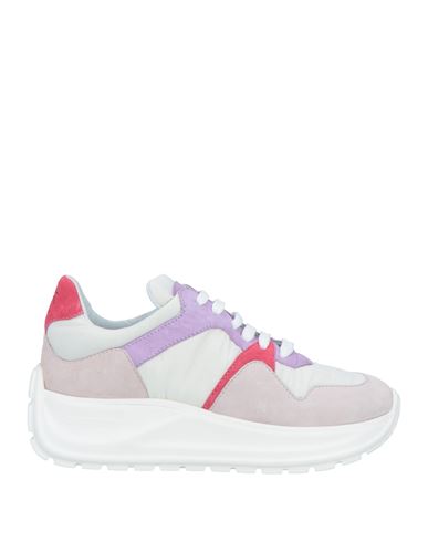 Candice Cooper Woman Sneakers Lilac Size 6 Leather, Textile Fibers In Purple