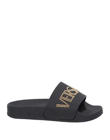 Shop Versace Young Toddler Girl Sandals Black Size 10c Leather