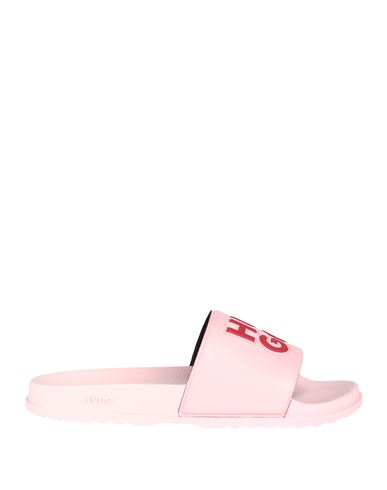 Hugo Woman Sandals Light Pink Size 11 Rubber