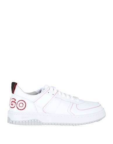 Hugo Woman Sneakers White Size 11 Textile Fibers