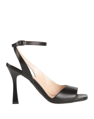 Nero Giardini Woman Sandals Black Size 9 Leather