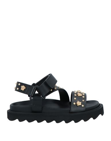 Shop Versace Young Toddler Girl Sandals Black Size 10c Leather