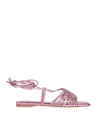 Giancarlo Paoli Woman Sandals Pink Size 9 Leather
