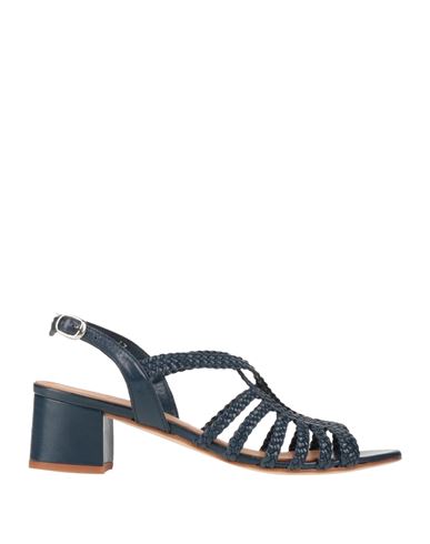 Naguisa Woman Sandals Midnight Blue Size 7 Leather