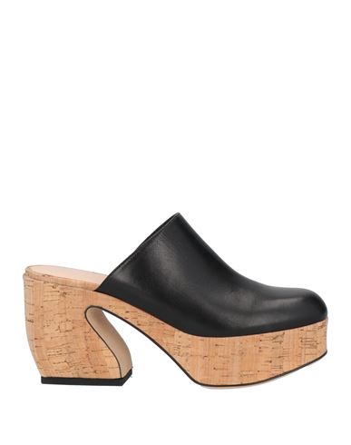 Shop Si Rossi By Sergio Rossi Woman Mules & Clogs Black Size 9 Leather