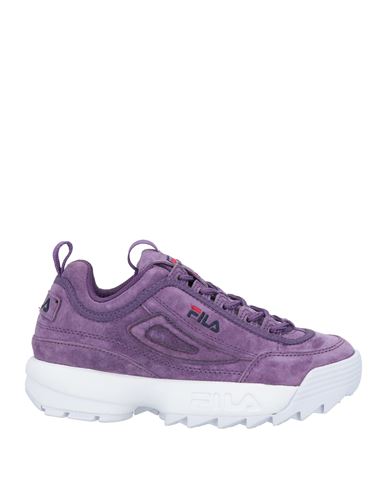 Fila Woman Sneakers Purple Size 9.5 Leather