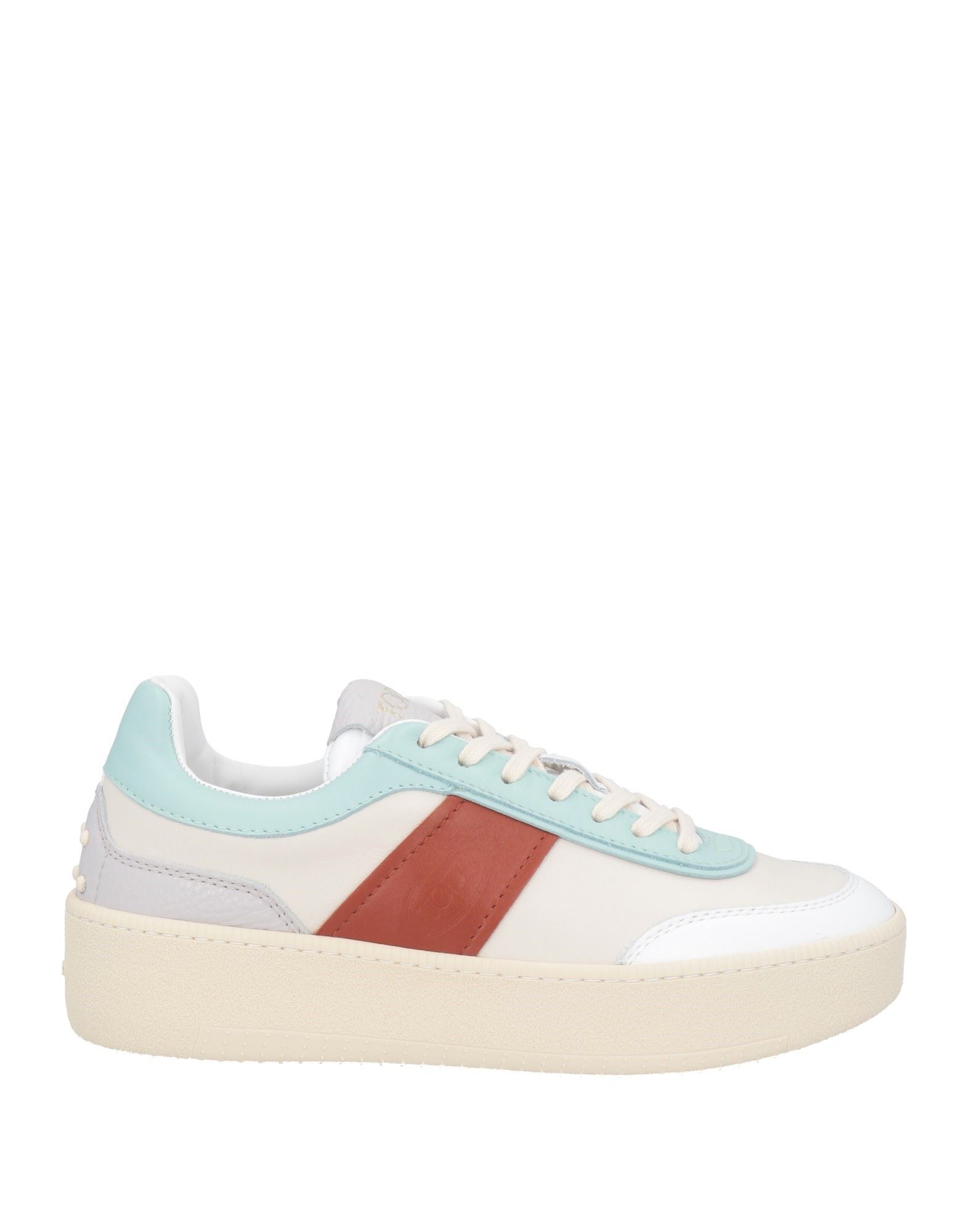 【TOD'S】スニーカー レザー ローカット バイカラーデザイン Man マルチカラー T ヴィンテージ レザー スニーカー