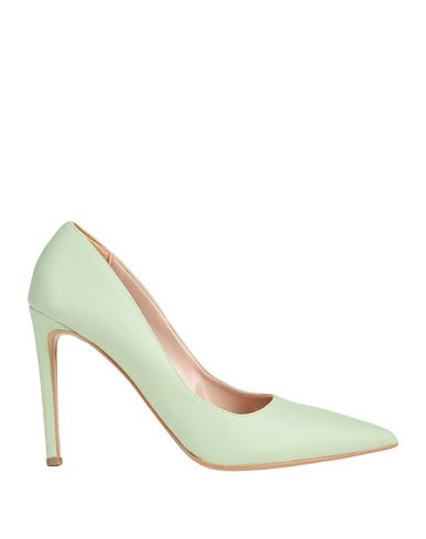 Albina Woman Pumps Light Green Size 9 Textile Fibers In Green