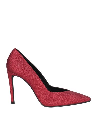 Daniele Ancarani Woman Pumps Red Size 10 Textile Fibers In Red