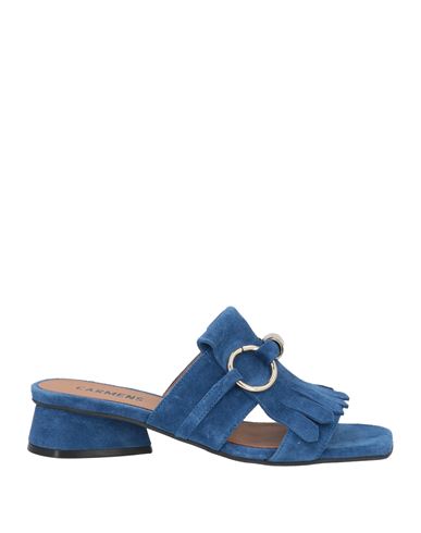 Carmens Woman Sandals Blue Size 10 Leather