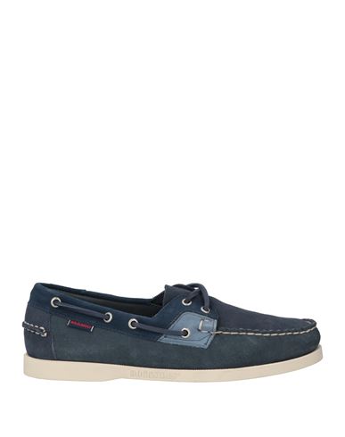Shop Sebago Docksides Man Loafers Navy Size 8 Leather