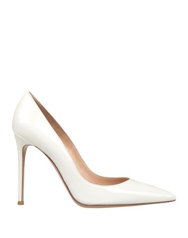 Gianvito Rossi Woman Pumps White Size 5 Leather In White