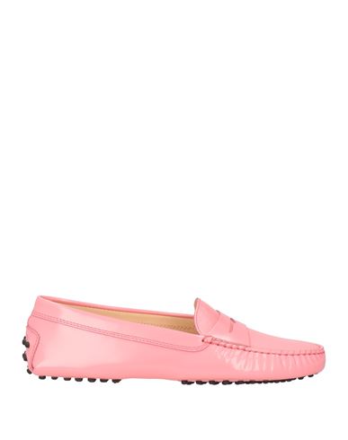 Tod's Woman Loafers Pink Size 6 Leather
