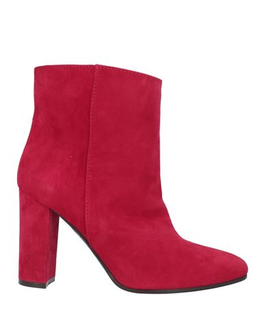Via Roma 15 Woman Ankle Boots Red Size 10 Leather