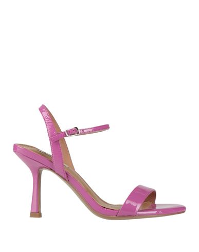 Shop Bibi Lou Woman Sandals Fuchsia Size 8 Leather In Pink
