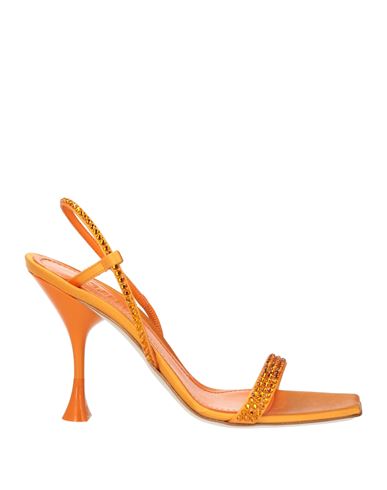 Shop 3juin Woman Sandals Orange Size 8 Textile Fibers
