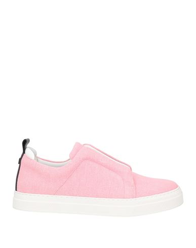 Pierre Hardy Woman Sneakers Pink Size 8 Textile Fibers, Leather