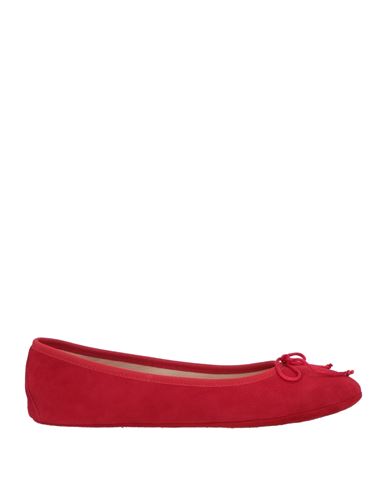 Vietti Woman Ballet Flats Red Size 11 Leather