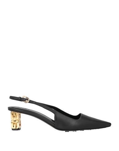 Givenchy Black G Cube Slingback Heels In Black
