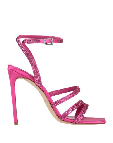 Shop Ncub Woman Sandals Fuchsia Size 8 Textile Fibers In Pink